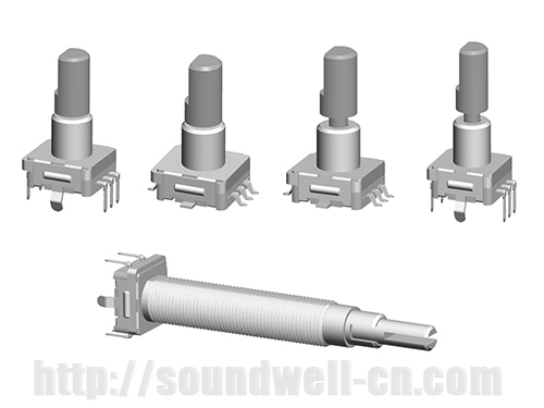 RS11 Metal Shaft Rotary Self-return Switch