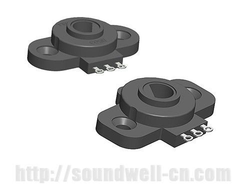 PT21 through shaft rotary potentiometer