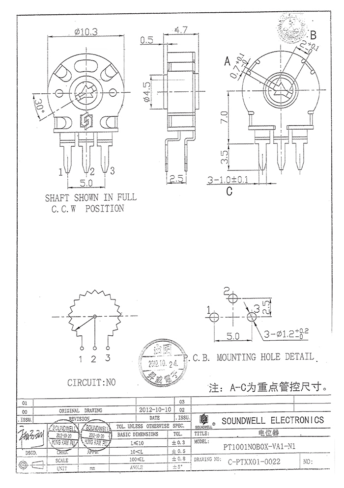 b103西班牙電位器規(guī)格書(shū)